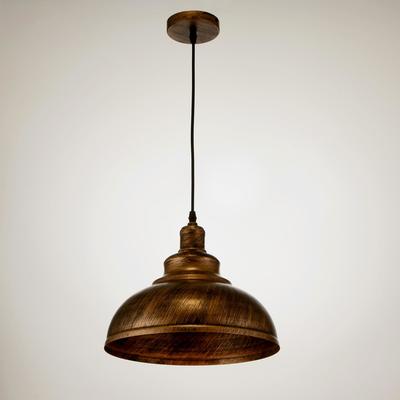 Светильник BayerLux 1250/1BK+GD, E27, 40 Вт, чёрный c золотой патиной, 30×30×24-124 см
