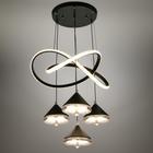 Светильник 1636/5 LED 130Вт 3000-6000К черный 41х45х114 см BayerLux - фото 22689002