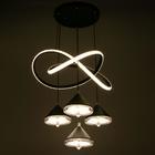 Светильник 1636/5 LED 130Вт 3000-6000К черный 41х45х114 см BayerLux - фото 22689003