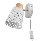 Бра 1666/1WT E27 40 Вт белый 13×13×18.5 см - Фото 1