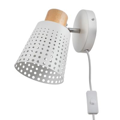 Бра 1666/1WT E27 40 Вт белый 13×13×18.5 см