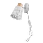 Бра 1666/1WT E27 40 Вт белый 13×13×18.5 см - Фото 2