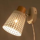 Бра 1666/1WT E27 40 Вт белый 13×13×18.5 см - Фото 4