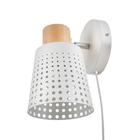 Бра 1666/1WT E27 40 Вт белый 13×13×18.5 см - Фото 5