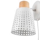 Бра 1666/1WT E27 40 Вт белый 13×13×18.5 см - Фото 7