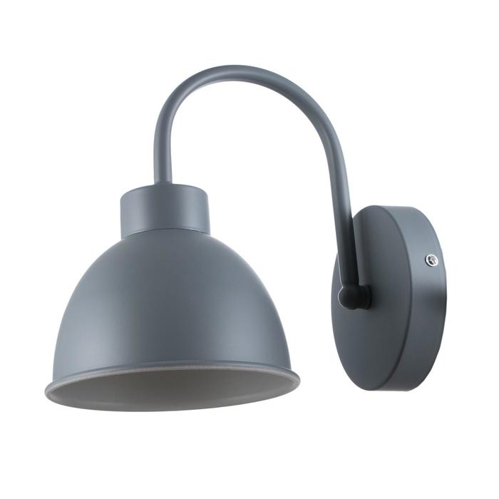 Бра 1669/1GY E27 40Вт серый 15х22,5х21 см - Фото 1