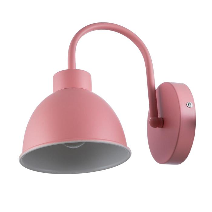 Бра 1669/1PK E27 40Вт розовый 15х22,5х21 см - Фото 1