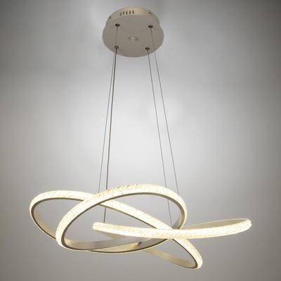 Люстра 1535/1 LED 145 Вт 3000-6000К диммер белый d.60 см