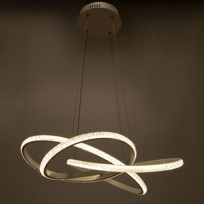 Люстра 1535/1 LED 145 Вт 3000-6000К диммер белый d.60 см