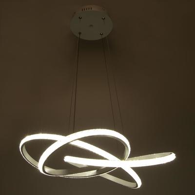 Люстра 1535/1 LED 145 Вт 3000-6000К диммер белый d.60 см