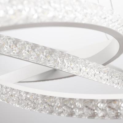 Люстра 1535/1 LED 145 Вт 3000-6000К диммер белый d.60 см