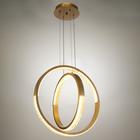 Люстра BayerLux с ПДУ 1544/2 LED 120 Вт 3000-6000К диммер золото d.50 см - Фото 2