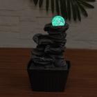 Фонтан настольный «Каменный ручей», 13×12×23 см, с подсветкой - Фото 3