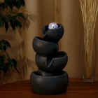 Фонтан настольный «Перелив», чаши, 19×15×33.5 см, с подсветкой - Фото 2