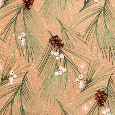 Полотенце новогоднее «Этель» Spruce branches, 40×73 см, 100% хлопок, саржа 190 г/м²