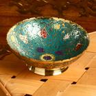 Блюдце «Айша», 10.5×10.5×3.5 см, латунь - Фото 1