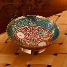 Блюдце «Адиля», 10.5×10.5×3.5 см, латунь - Фото 1