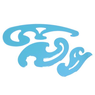 Набор лекал в европодвесе МИКС