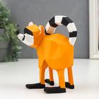 Сувенир полистоун 3D "Енот" оранж 16х9х13 см - Фото 3