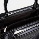 Саквояж, отдел на молнии, длинный ремень, цвет чёрный - фото 804621929 Саквояж, отдел на молнии, длинный ремень, цвет чёрный - фото 804621929