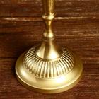 Подсвечник "Асгард" алюминий, на 3 свечи 27х10х35 см - фото 809219540