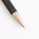 Ручка пластик «Лучшему учителю», матовая, синяя паста, фурнитура розовое золото, пластик, 1.0 мм - Фото 4
