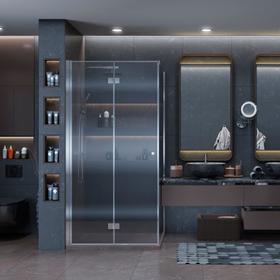 

Душевое ограждение Ambassador Diamond 12011106L, 1000x1000x2000 мм, левое, прозрачное