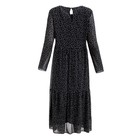 Платье женское миди MIST plus-size, р.50, черный - Фото 12