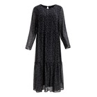 Платье женское миди MIST plus-size, р.50, черный - Фото 8