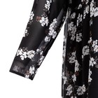 Платье миди женское MIST plus-size, размер 54, чёрно-белое 7338224