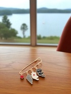 Булавка «Котята», игривые, 7 см, цветная в золоте - Фото 5