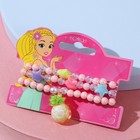 Набор детских браслетов "Выбражулька" ананас, цветные - Фото 3