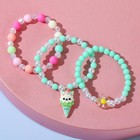 Набор детских браслетов «Выбражулька» трио, кото-эскимо, цветные - Фото 2