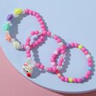 Набор детских браслетов «Выбражулька» трио, зайчик, цветные - фото 321304563