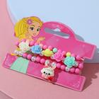 Набор детских браслетов «Выбражулька» трио, зайчик, цветные - Фото 2