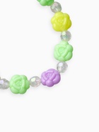 Браслеты детские «Выбражулька. Бант, яблоко и цветочки», набор 3 шт. d=5 см, цветные - Фото 2