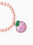 Браслеты детские «Выбражулька. Бант, яблоко и цветочки», набор 3 шт. d=5 см, цветные - Фото 3