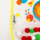 Нагрудник детский непромокаемый «Лео» (с помпошками) - фото 39662308