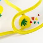 Нагрудник детский непромокаемый «Лео» (с помпошками) - фото 39662309