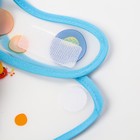 Нагрудник для кормления «Крошка - помпошка» непромокаемый на липучке, с помпошками, МИКС - фото 25648327