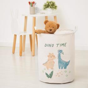 Корзинка текстильная Этель "Dino time" 34х43 см 6489248