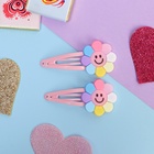 Заколки для волос «Абель», набор 2 шт., подсолнухи, 5.5 см - Фото 1