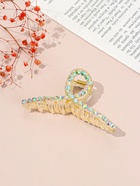 Крабик для волос «Кэрол», петелька сверкание, 11?4.5 см, прозрачный (комплект 6 шт) - фото 61014303