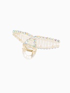 Крабик для волос «Кэрол», петелька сверкание, 11?4.5 см, прозрачный (комплект 6 шт) - фото 61014305