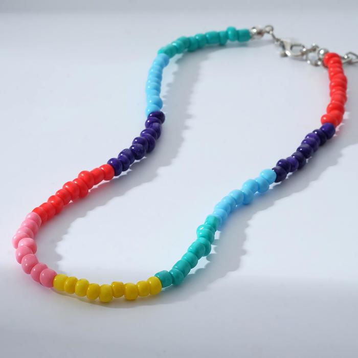 Чокер из бисера «Радуга», цветное, 30 см - Фото 1