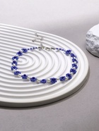 Колье из бисера «Незабудки», сине-белое, 30 см - Фото 5