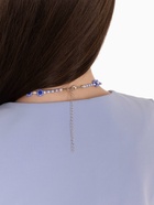 Колье из бисера «Незабудки», сине-белое, 30 см - Фото 8