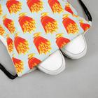 Сумка для обуви «Люблю картошечку», текстиль, размер 41х34 см - фото 7221632