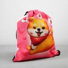 Мешок для обуви, Cute siba, (текстиль) 41×34 см - Фото 2