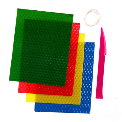 Свечи из вощины «Новый год! Шарик», набор для творчества